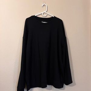 Black, Long-Sleeve Sweater - XL
